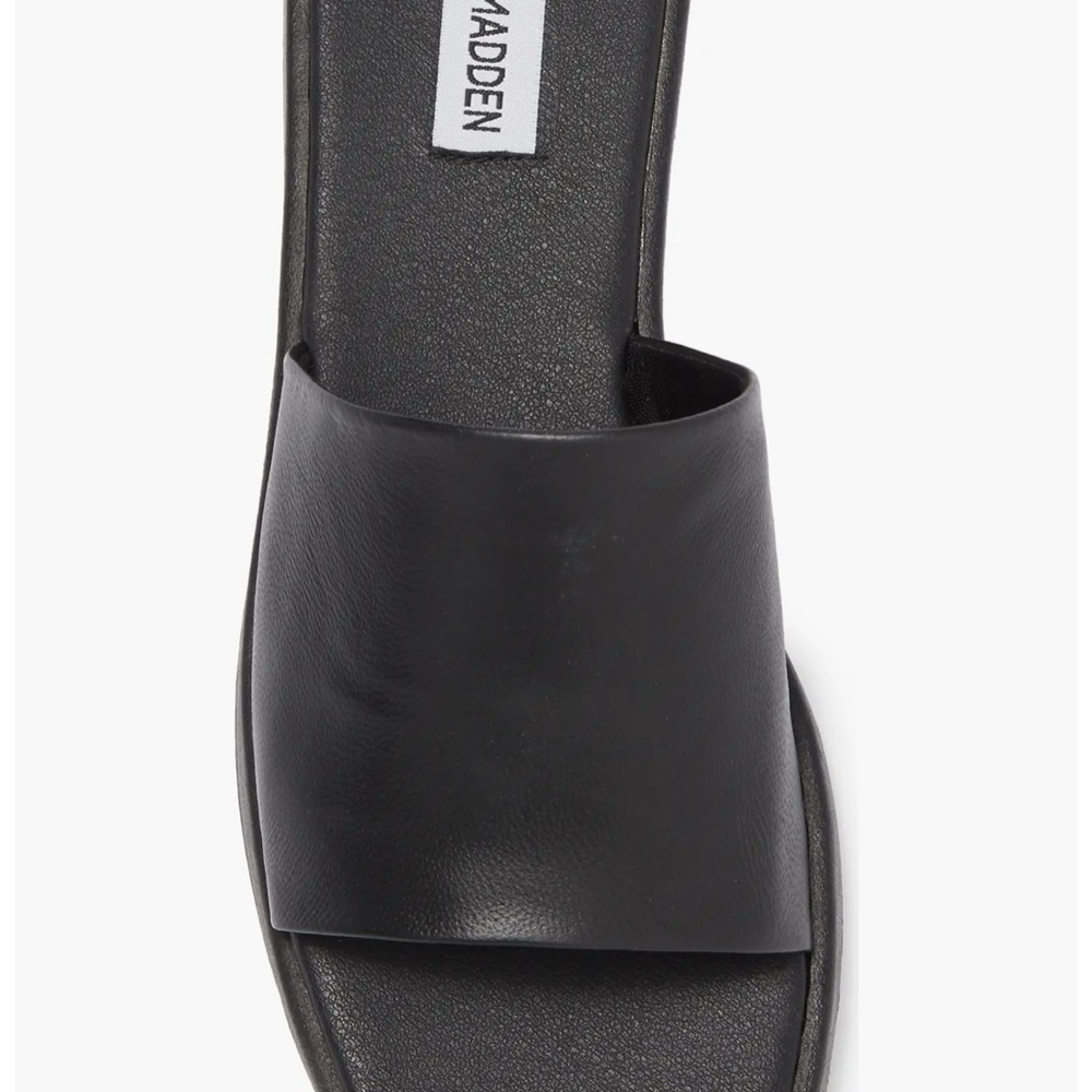 Steve Madden Holmes Black Women's Slide Sandals
